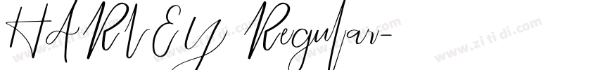 HARLEY Regular字体转换